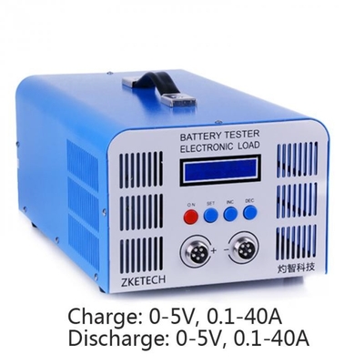 تستر ظرفیت باتری لیتیومی جریان بالا EBC-A40L چرخه 5 ولت شارژ 35 آمپر تخلیه 40 آمپر