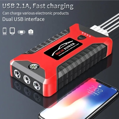 مینی اسلیم 20000mah پرش ماشین قابل حمل استارت استارت اضطراری خودرو با LED