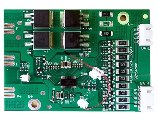 10-17S Liion / Lifepo4 Smart BMS System 40A 60A 80A برای بسته باتری 36v 48v 60v
