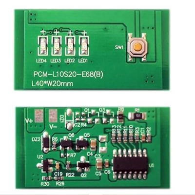 10-17S Liion / Lifepo4 Smart BMS System 40A 60A 80A برای بسته باتری 36v 48v 60v