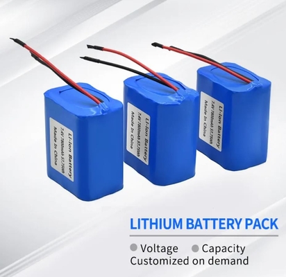 2600mah 3000mah 3.7V 7.4V 7800mah 9ah 18650 بسته باتری لیتیوم یون قابل شارژ