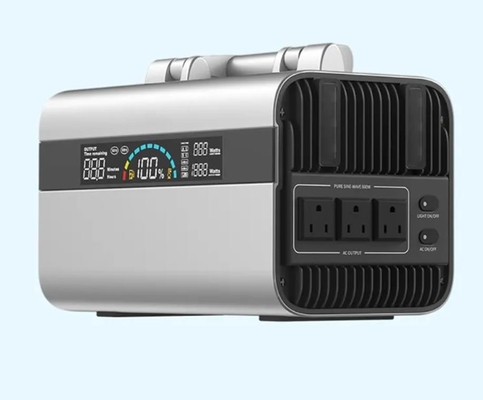 نمایشگر LCD بزرگ برق را بررسی کنید پاوربانک قابل حمل کمپینگ چپ AC قابل شارژ