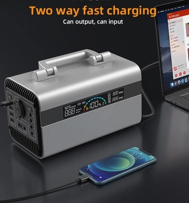 نمایشگر LCD بزرگ برق را بررسی کنید پاوربانک قابل حمل کمپینگ چپ AC قابل شارژ