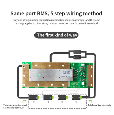 بلوتوث Lifepo4 BMS 4s 150A، برد محافظ باتری uart 4s اندازه 315×120×10mm