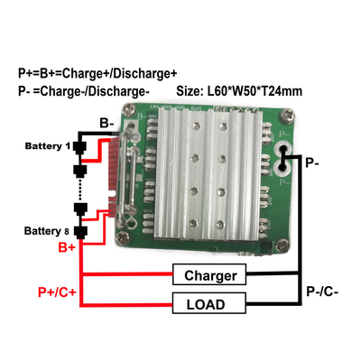 5S 12v لیتیوم BMS، باتری Lifepo4 BMS 30A به طور خودکار برای خودروهای الکتریکی راه اندازی شد
