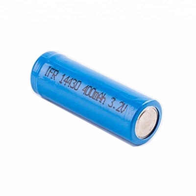 15 گرم Lifepo4 اندازه 14430 باتری خورشیدی قابل شارژ 3.2 V 400mah برای ابزار دیجیتال