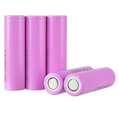 باتری CE 2500mah 18650 3.7 ولت، سلول باتری قابل شارژ لیتیوم یون برای فن