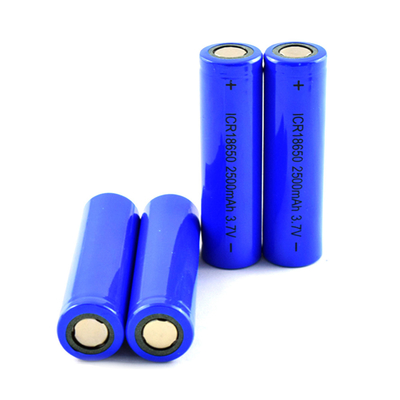 باتری قابل شارژ 18650 3.7 V 2500mah برای پاوربانک های چراغ قوه