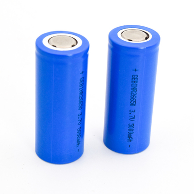 Flat Top 26650 باتری قابل شارژ 5000mah برای فن های کوچک چراغ قوه