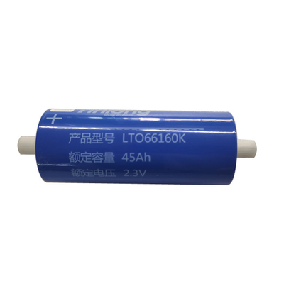 30000+ چرخه LTO باتری سلول 66160 2.3 ولت 30 ساعت 35 ساعت 40 ساعت آبی رنگ PVC