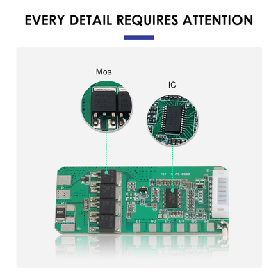 PCM BMS For 18650 Battery Protection Board 5A-10A with Balance