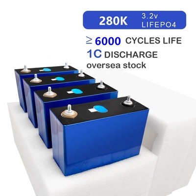 بسته های باتری LiFePO4 درجه A 280K 32v 280h با 6000 چرخه