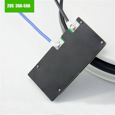 سیستم مدیریت باتری 50A 20S 60V 72V LiFePO4 BMS با محافظت در برابر دما