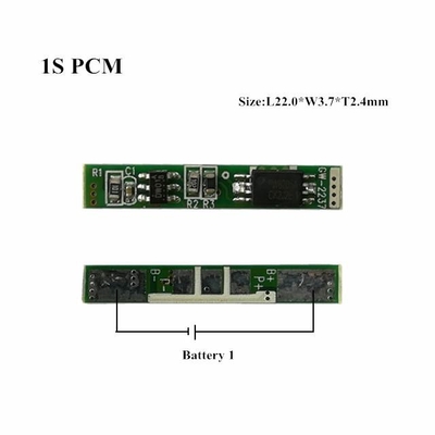 برد محافظ باتری 1S 2A Li Ion BMS PCM با نوار نیکل