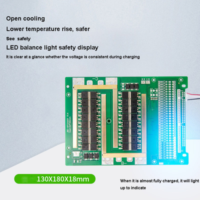 گواهینامه CE مواد پلاستیکی NCM Lifepo4 Protection Board 32S 60A 150A