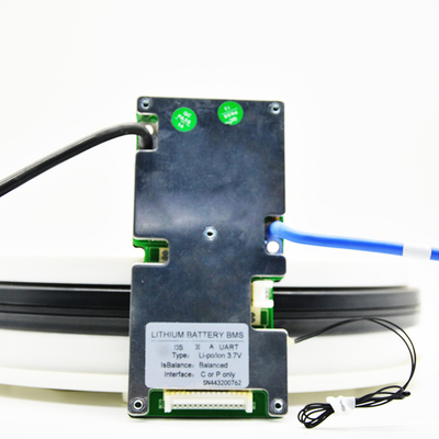 Li Ion Smart BMS UART , BMS 13S 48V 40A 140mm×62mm×16mm Size